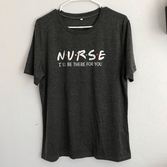 Tops - Nurse t shirt with friends graphic